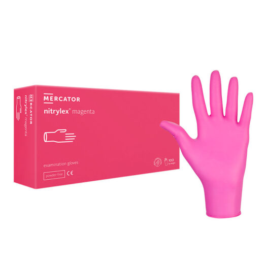 Nitrylex kesztyű magenta