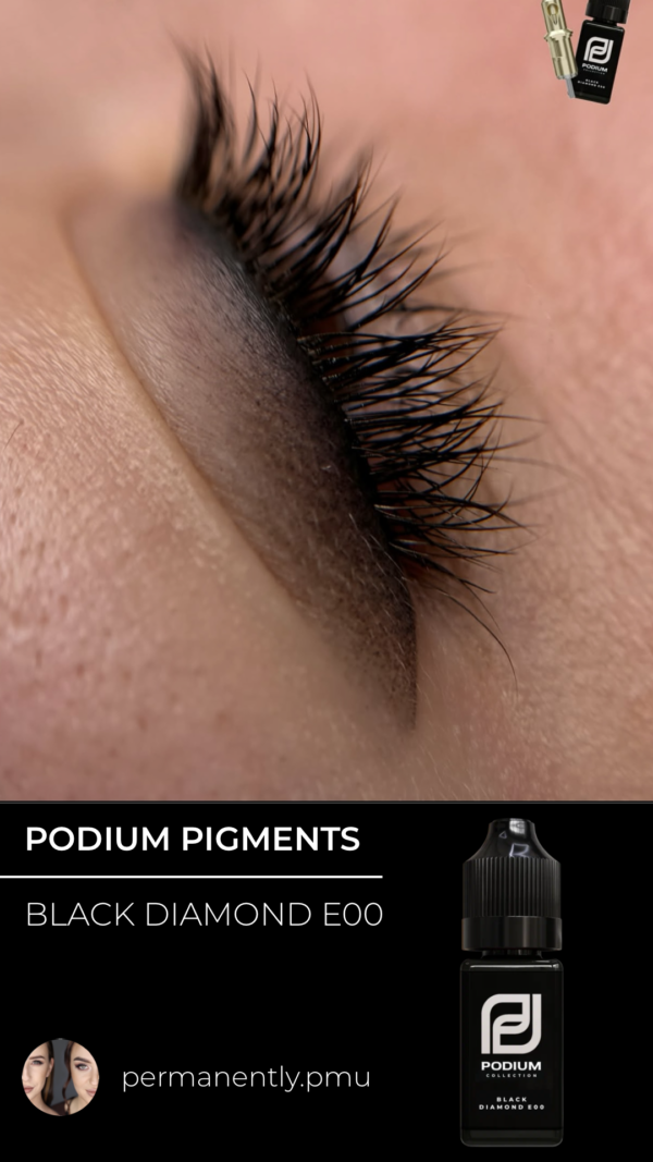 Podium sminktetováló pigment-Black Diamond E00 - Image 4