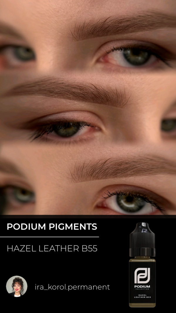 Podium sminktetováló pigment-Hazel leather B55 - Image 4