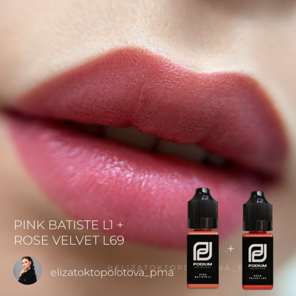 Podium sminktetováló pigment-Pink Batiste L1 - Image 6