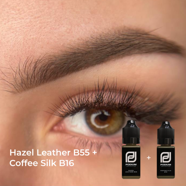Podium sminktetováló pigment-Coffee Silk B16 - Image 6