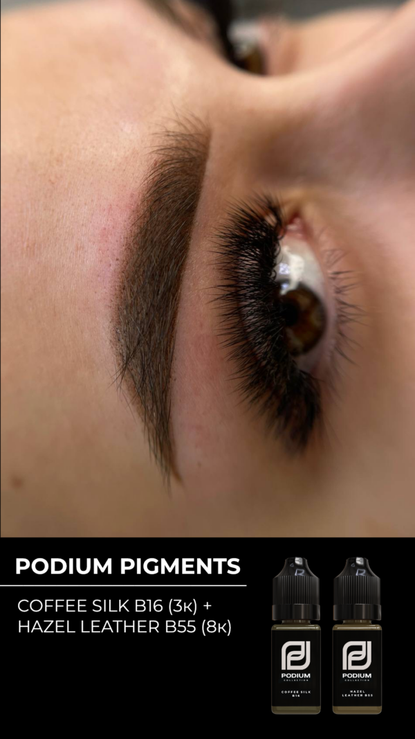 Podium sminktetováló pigment-Coffee Silk B16 - Image 7