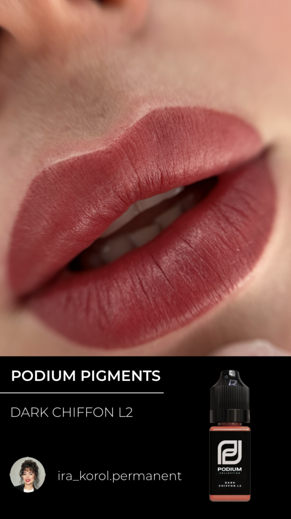 Podium sminktetováló pigment-Dark Chiffon L2 - Image 5