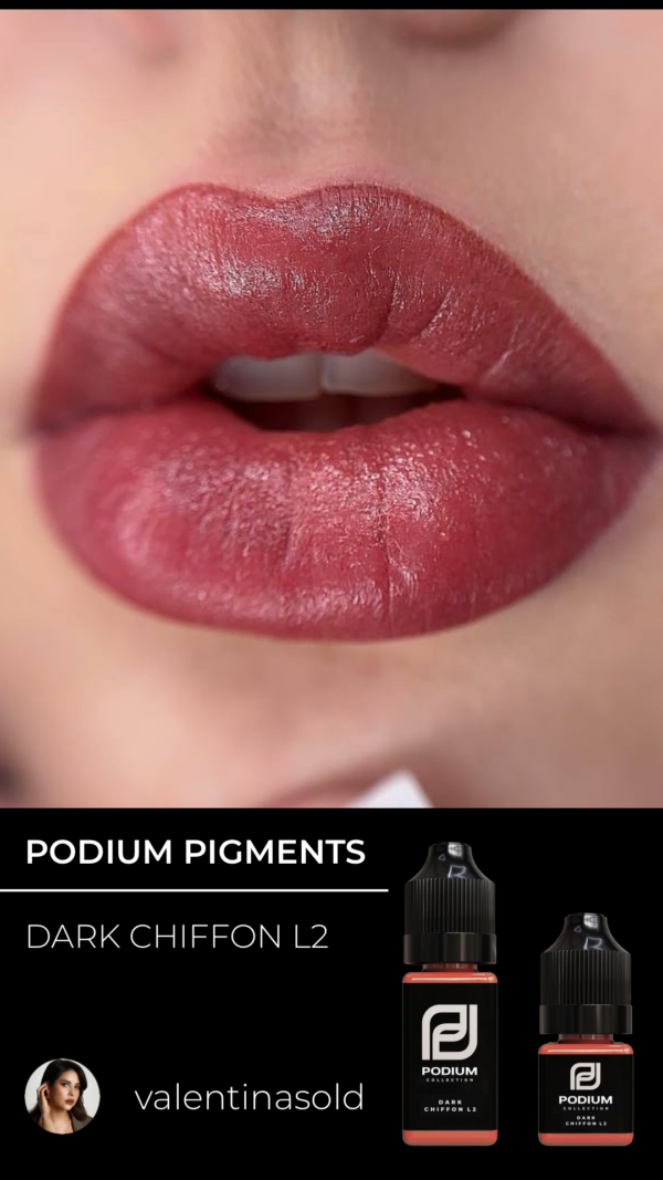 Podium sminktetováló pigment-Dark Chiffon L2 - Image 7