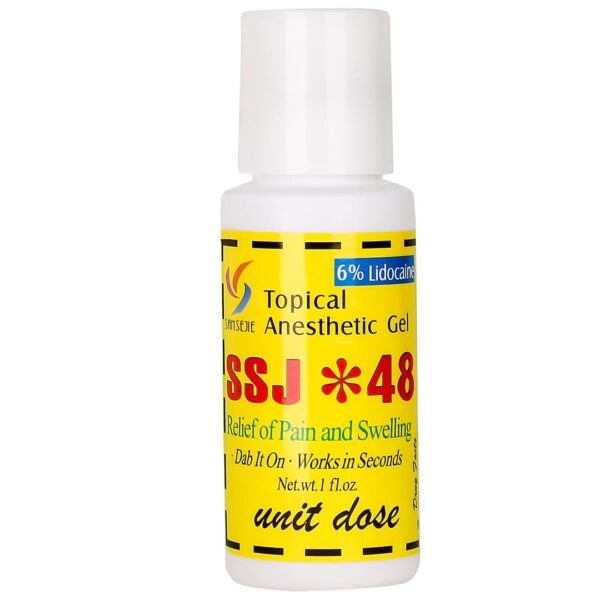 SSJ*48 Lidokain 6% érzéstelenítő gél – Sminktetováláshoz