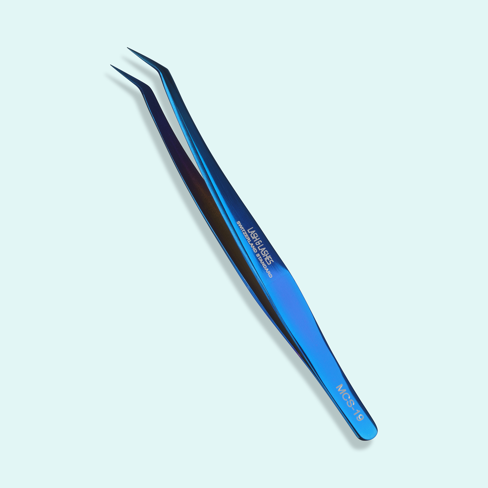 1D-6D Univerzális Szempillacsipesz, Plasma-Blue MCS 19