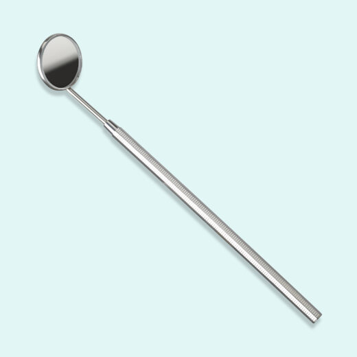 Pillástükör S-190B ezüst színű