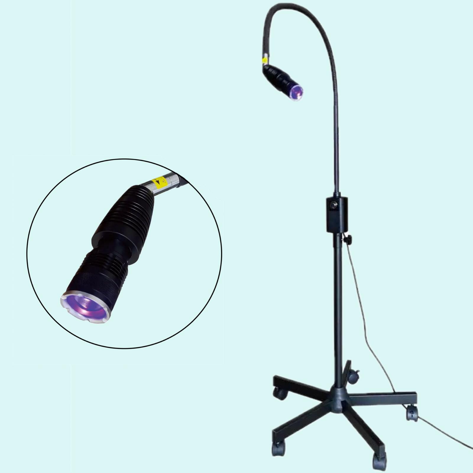 UV / LED Lámpa Forgatható Fejjel, Állítható Fókusszal