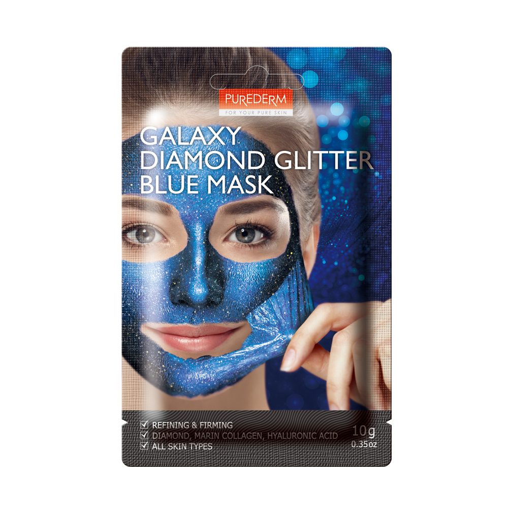 Galaxy Kék Diamond Glitter Lehúzható Arcmaszk