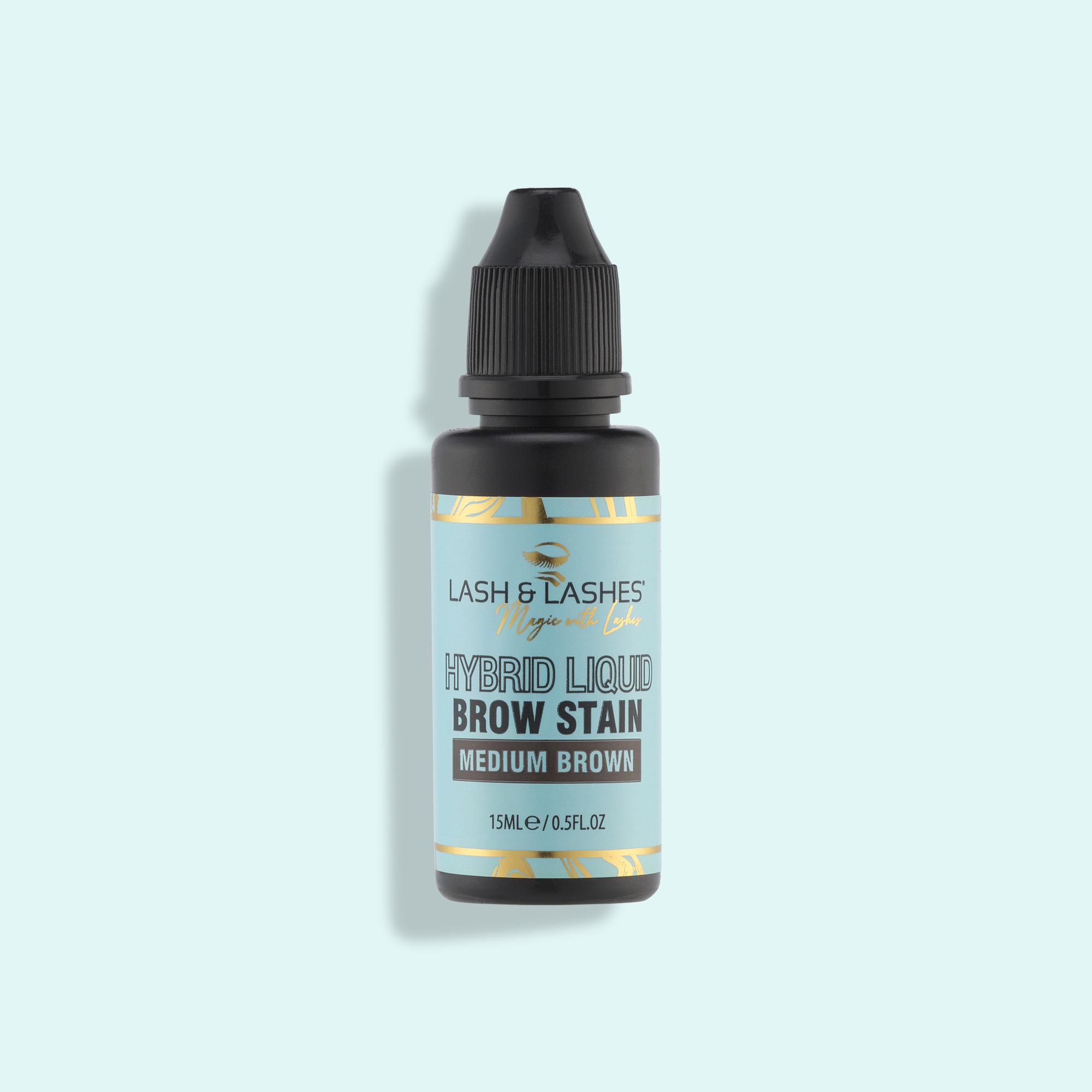 Hibrid Szemöldökfesték – Középbarna (Medium Brown) – 15 ml