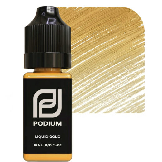 Podium sminktetováló pigment-Liquid Gold (6 ml)
