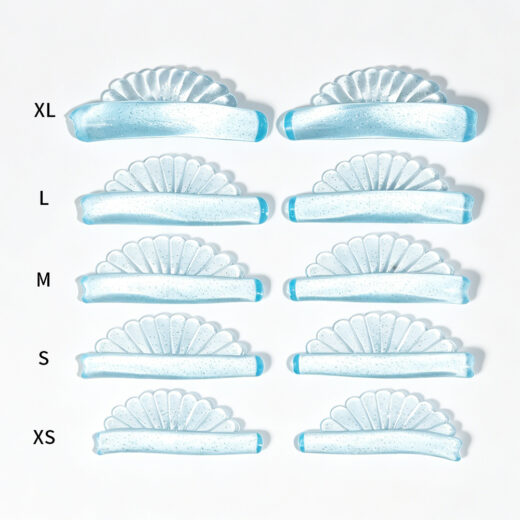 Öntapadós Szempilla lifting szilikon pad 5 pár (kék)