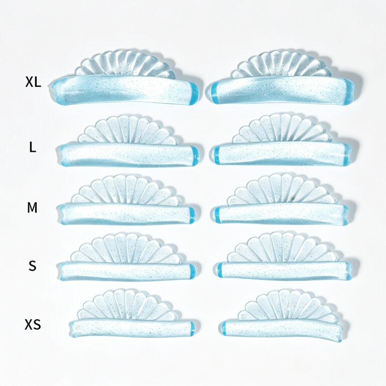 Öntapadós Szempilla lifting szilikon pad 5 pár (kék)