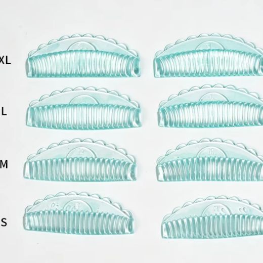 Öntapadós Szempilla lifting szilikon pad 4 pár – Lami effekt (türkiz)